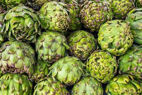 Fresh artichokes Stock Photos