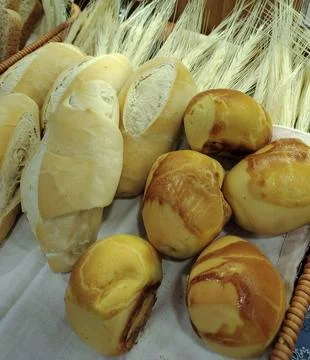 Fresh Artisanal Breads Stock Photos