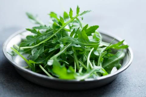 Fresh arugula Stock Photos