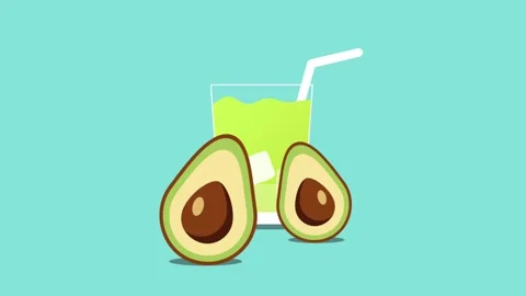 Fresh Avocado Drink Stock Footage 335630979