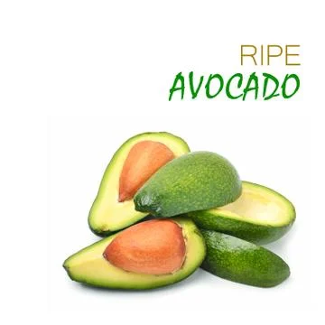 Fresh avocado Illustrazione stock