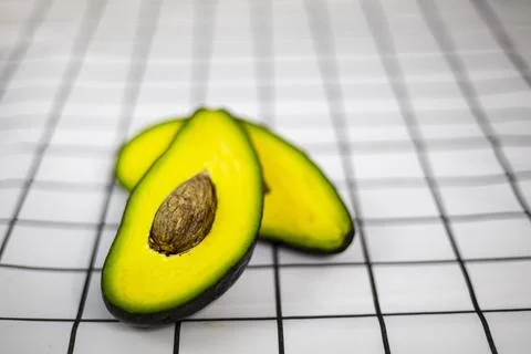 Fresh Avocado On The Table Stock Photos