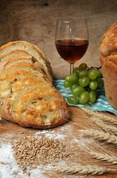 Fresh backed bread Stock Photos
