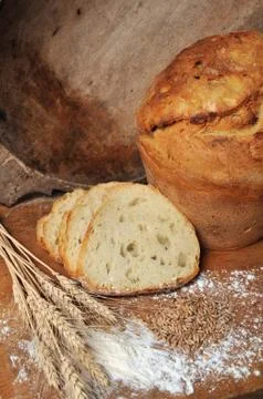 Fresh backed bread Stock Photos