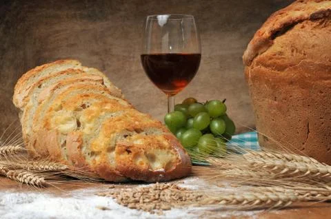 Fresh backed bread Stock Photos