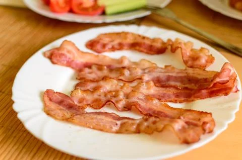 Fresh bacons Stock Photos