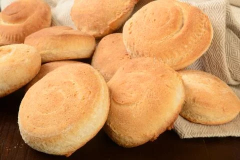 Fresh baked biscuits Stock Photos