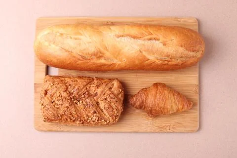 Fresh baked bread Stock Photos