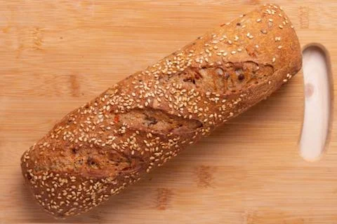 Fresh baked bread Stock Photos
