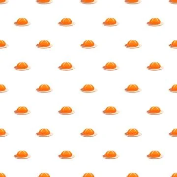 Fresh baked bread rolls seamless pattern Stock Illustration