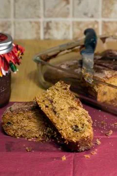 Fresh Baked Cinnamon Bread Stock Photos