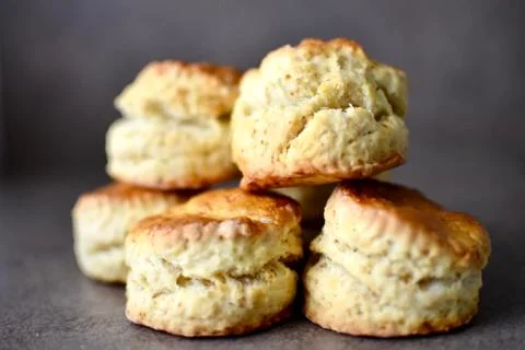 Fresh baked scones Stock Photos