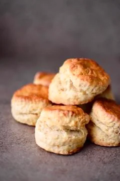 Fresh baked scones Stock Photos
