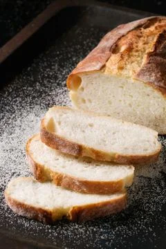 Fresh baked wheat bread Stock Photos