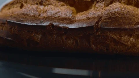 Fresh from the bakery - French Eclair pastry Stock Footage 71740948