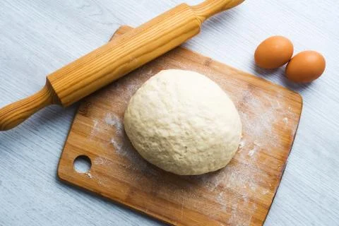 Fresh baking dough Foto stock