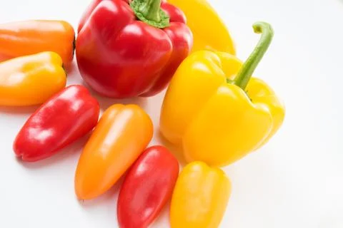 Fresh beautiful pepper Stock Photos