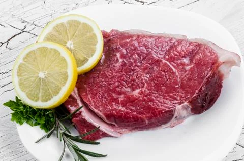 Fresh beef steak Foto stock