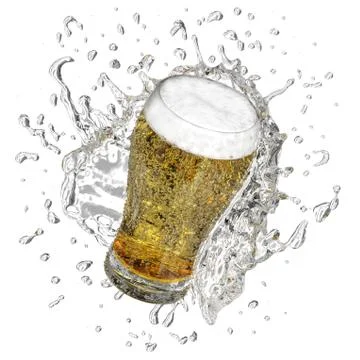 Fresh beer Stock Illustration