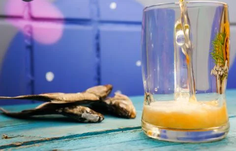 Fresh beer Stock Photos