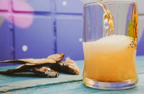 Fresh beer Stock Photos