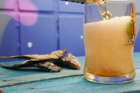 Fresh beer Stock Photos