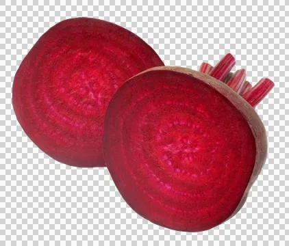 Fresh Beet over white background Stock Photos