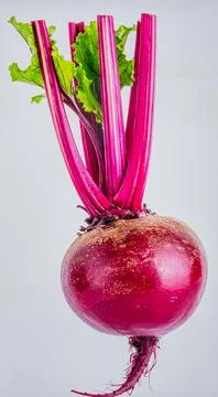 Fresh Beetroot Isolated on White Background, Red Root Vegetable Used in Jui.. Stock Photos