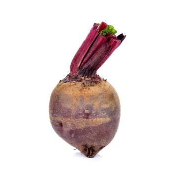 Fresh beetroot isolated on white Stock Photos