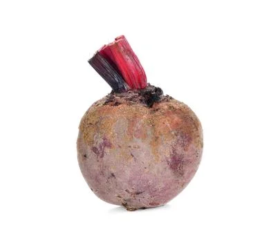 Fresh beetroot isolated on white Stock Photos