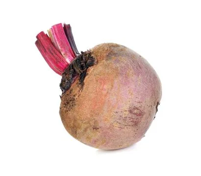 Fresh beetroot isolated on white Stock Photos