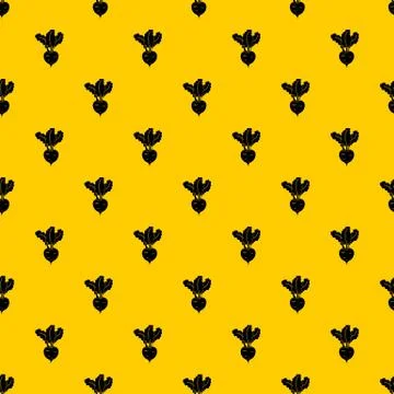 Fresh beetroot pattern vector Stock Illustration