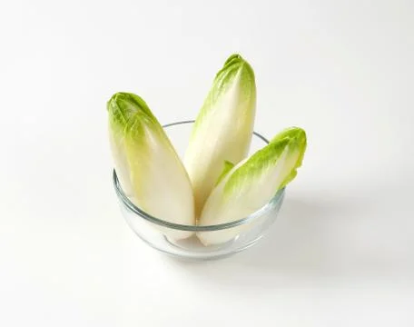 Fresh Belgian endive Stock Photos
