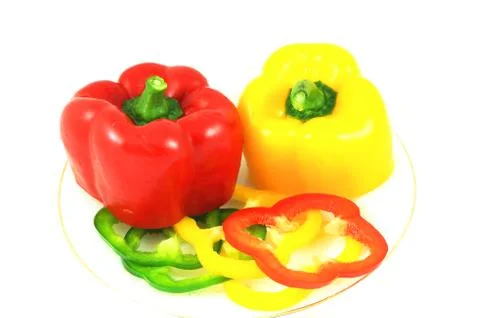 Fresh bell pepper Foto stock