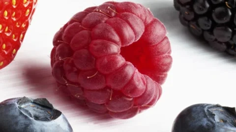 Fresh berries Stock Footage 8574175