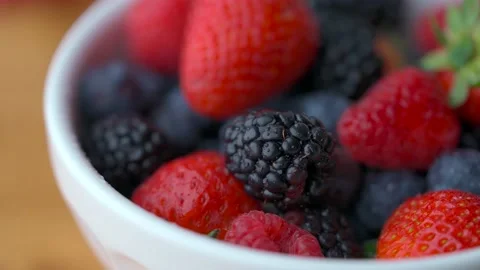 Fresh berries image for backgound Stock Footage 183260930