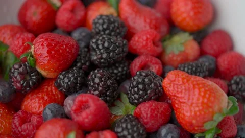 Fresh berries image for backgound Stock Footage 183265211