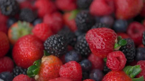 Fresh berries image for backgound Stock Footage 183269024