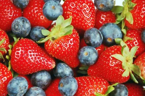 Fresh berries Stock Photos
