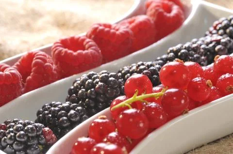 Fresh berries Stock Photos