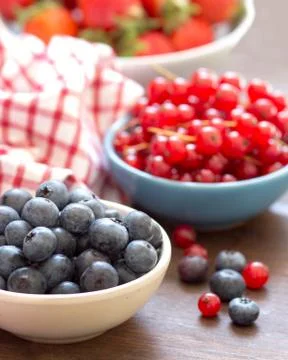 Fresh berries Stock Photos