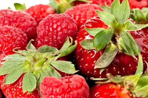 Fresh berries Stock Photos