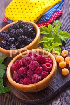 Fresh berries Stock Photos