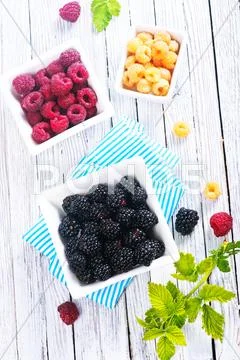 Fresh berries Stock Photos