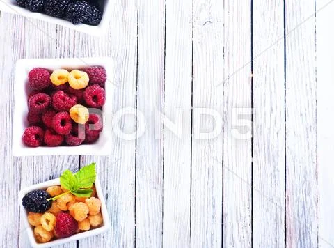 Fresh berries Stock Photos