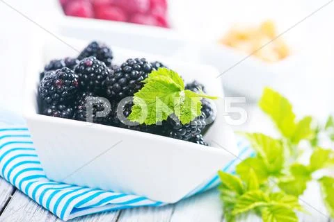 Fresh berries Stock Photos