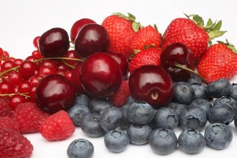 Fresh berries Stock Photos
