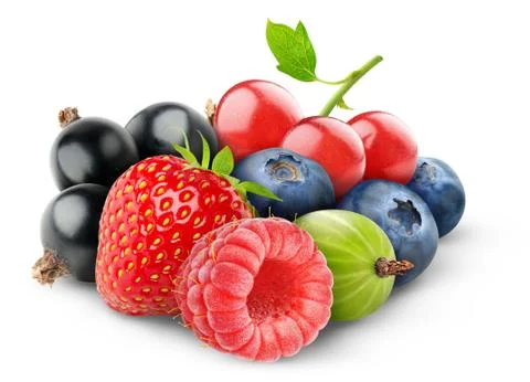 Fresh berries Stock Photos