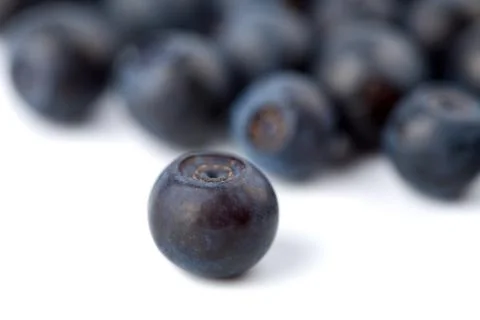 Fresh bilberries background Stock Photos