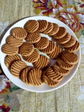 Fresh biscuits Stock Photos